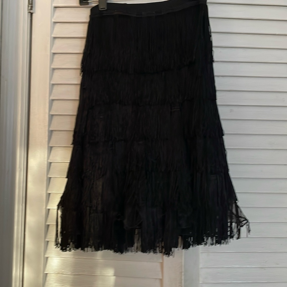 Beautiful fringe salsa skirt for salsa dancing or any Latin dances.